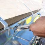 Instalación de canalones